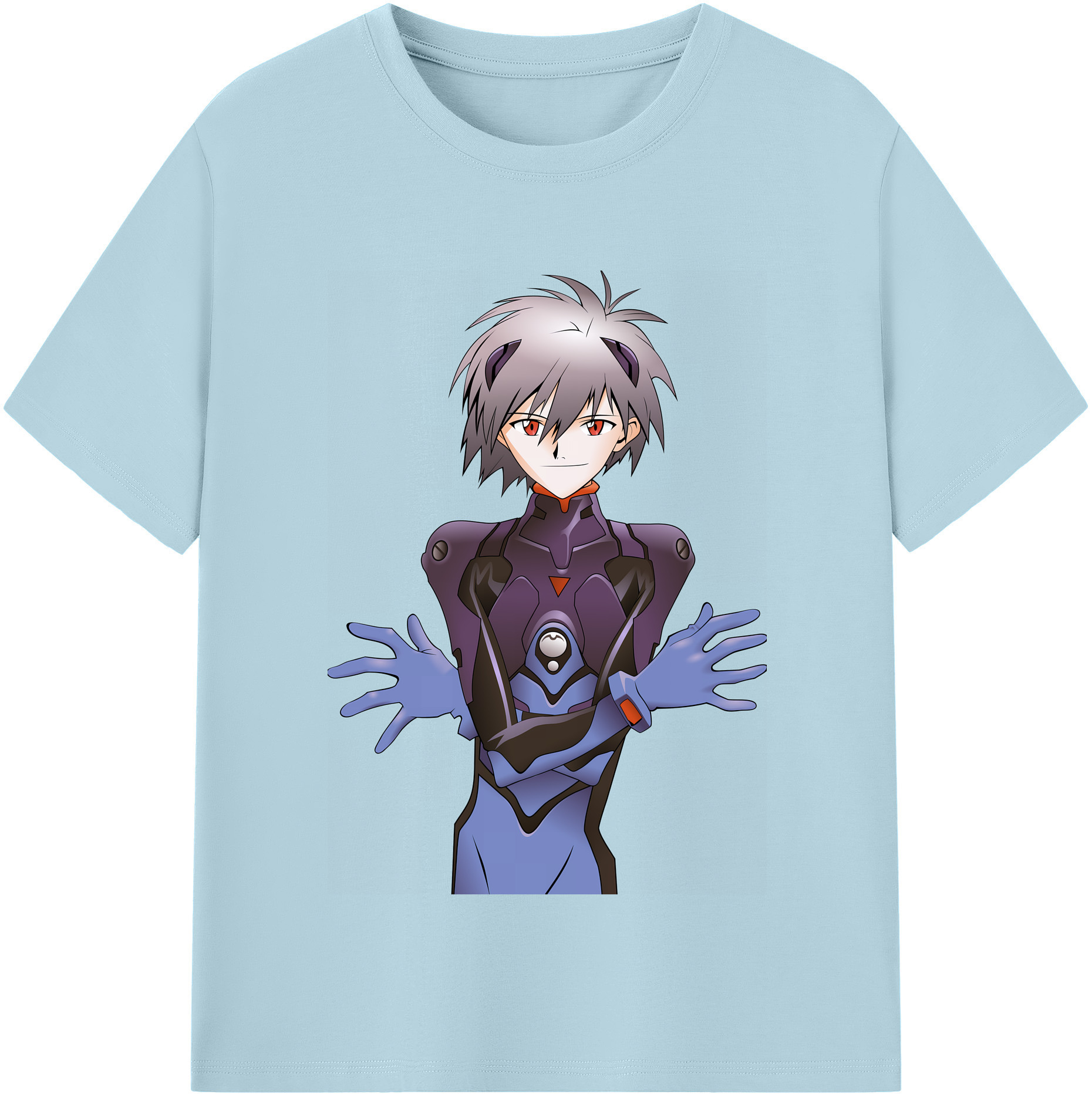 （画像用） EVA 新世紀エヴァンゲリオン 綿100％半袖Tシャツ（フロントプリント）